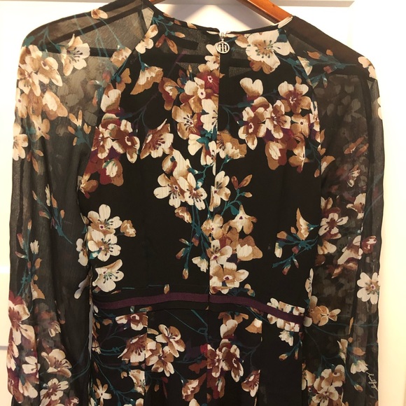 Calvin Klein Floral Print Long Dress - Picture 4 of 7